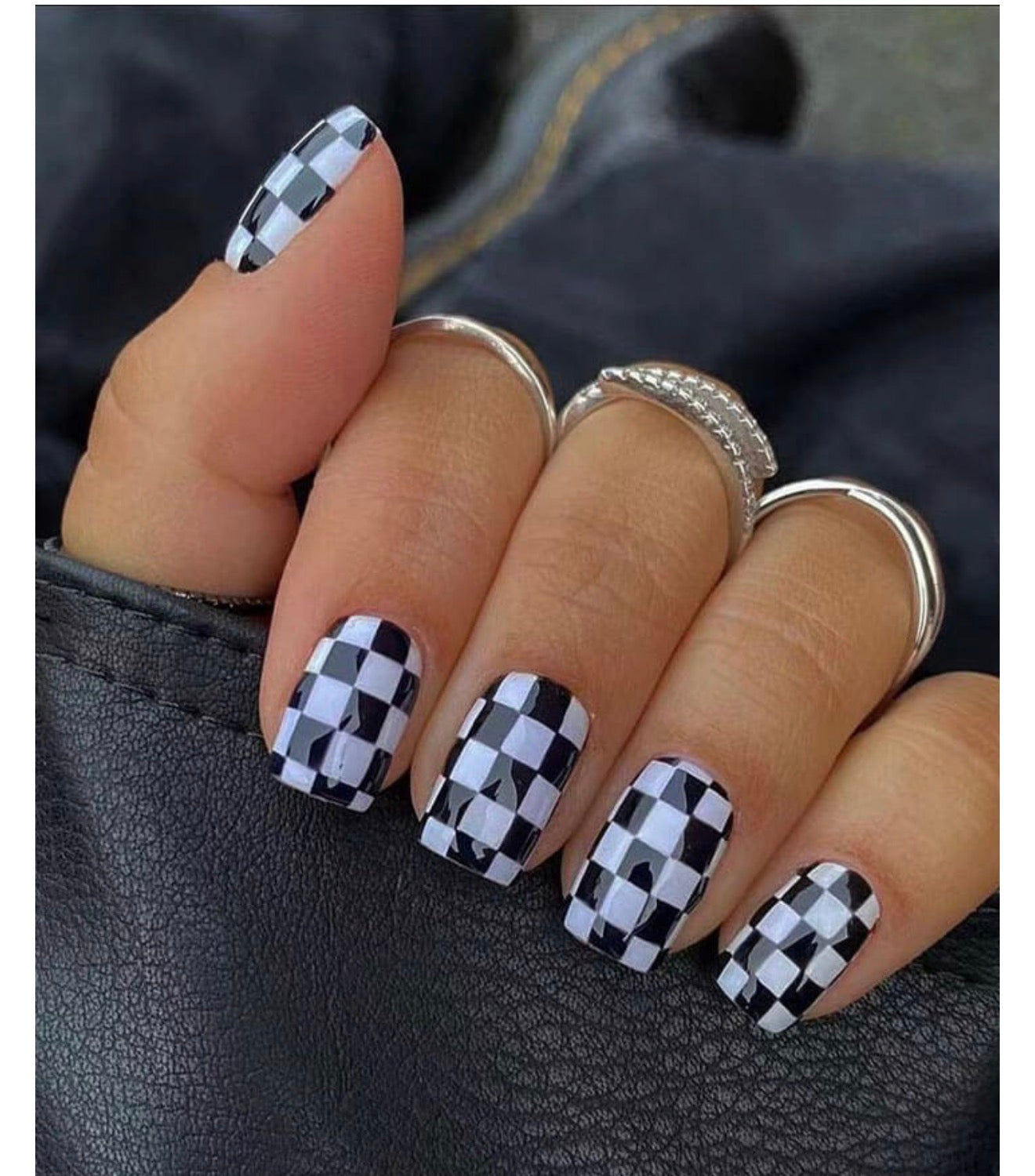 Checkered Nails