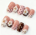 Polka Dots And Flowers