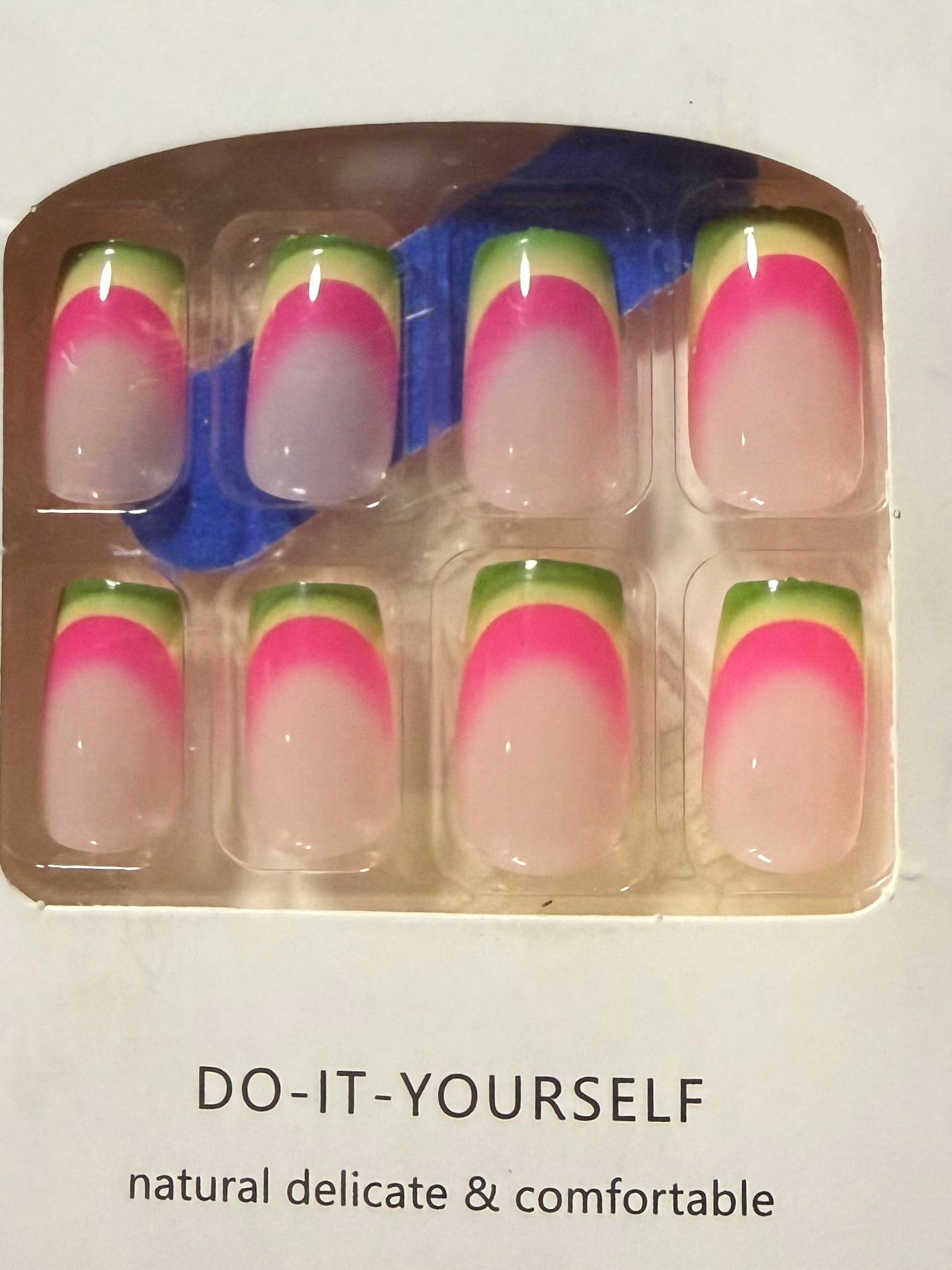 Rainbow striped Tips