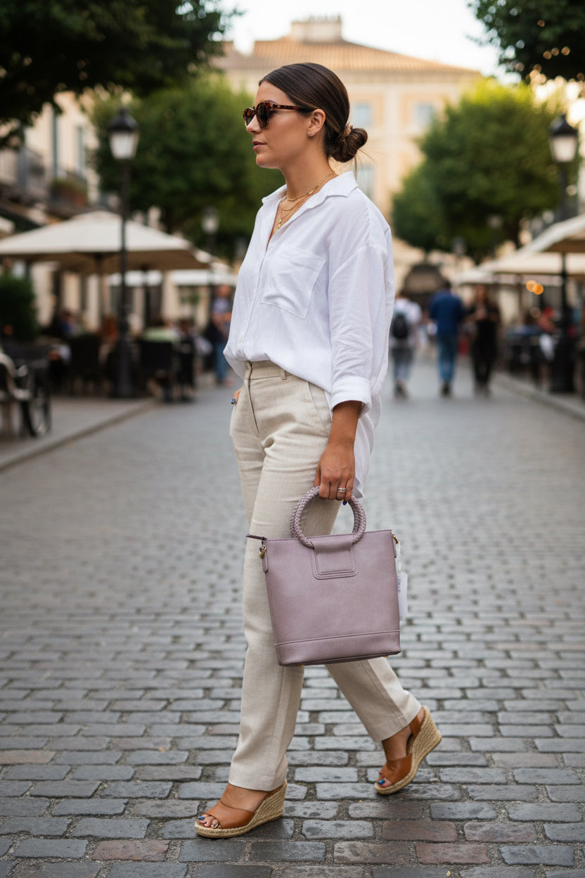 Small Leather Sheila style bag